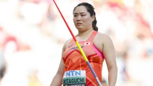 世界陸上の女子やり投げで北口榛花「金メダル」日本女子フィールド種目初！