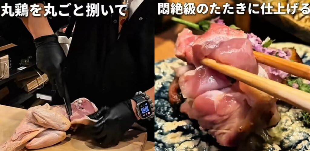 神楽坂「焼鳥 虎」が「飲食店で黒いグローブしてるところは警戒したほうがいい説を補強した」「食中毒リスク高すぎ」と話題に